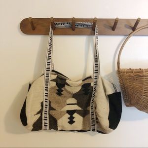 Large artisan duffel bag